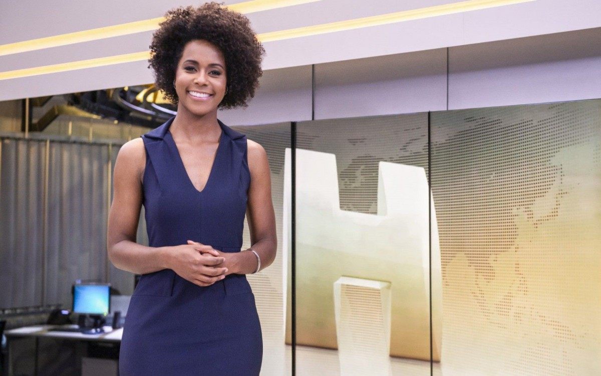 Maju Coutinho &eacute; a atual apresentadora do 'Jornal Hoje'