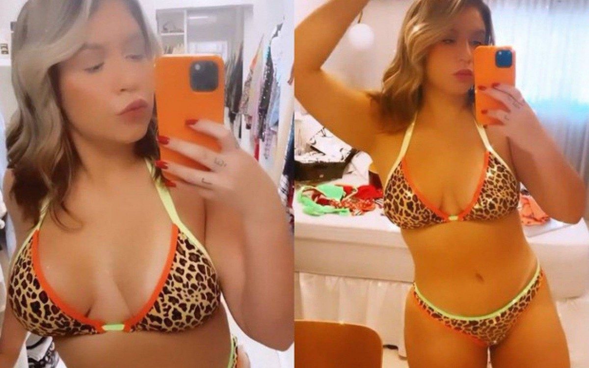 Mar&iacute;lia Mendon&ccedil;a mostra as curvas em foto de biqu&iacute;ni
