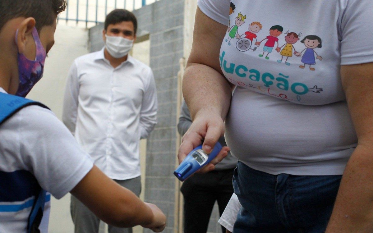 Escola Municipal Presidente Jos&eacute; Linhares, em Ipanema