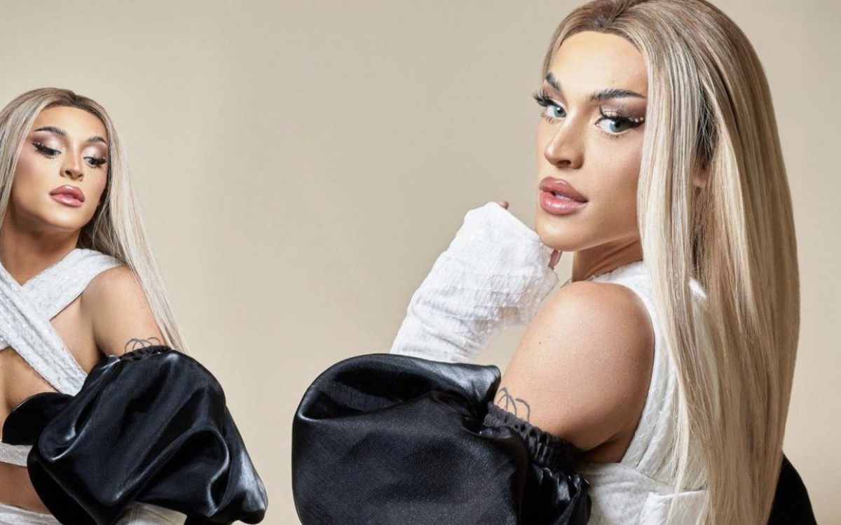 Pabllo Vittar com o look que usou no 'BBB 21'