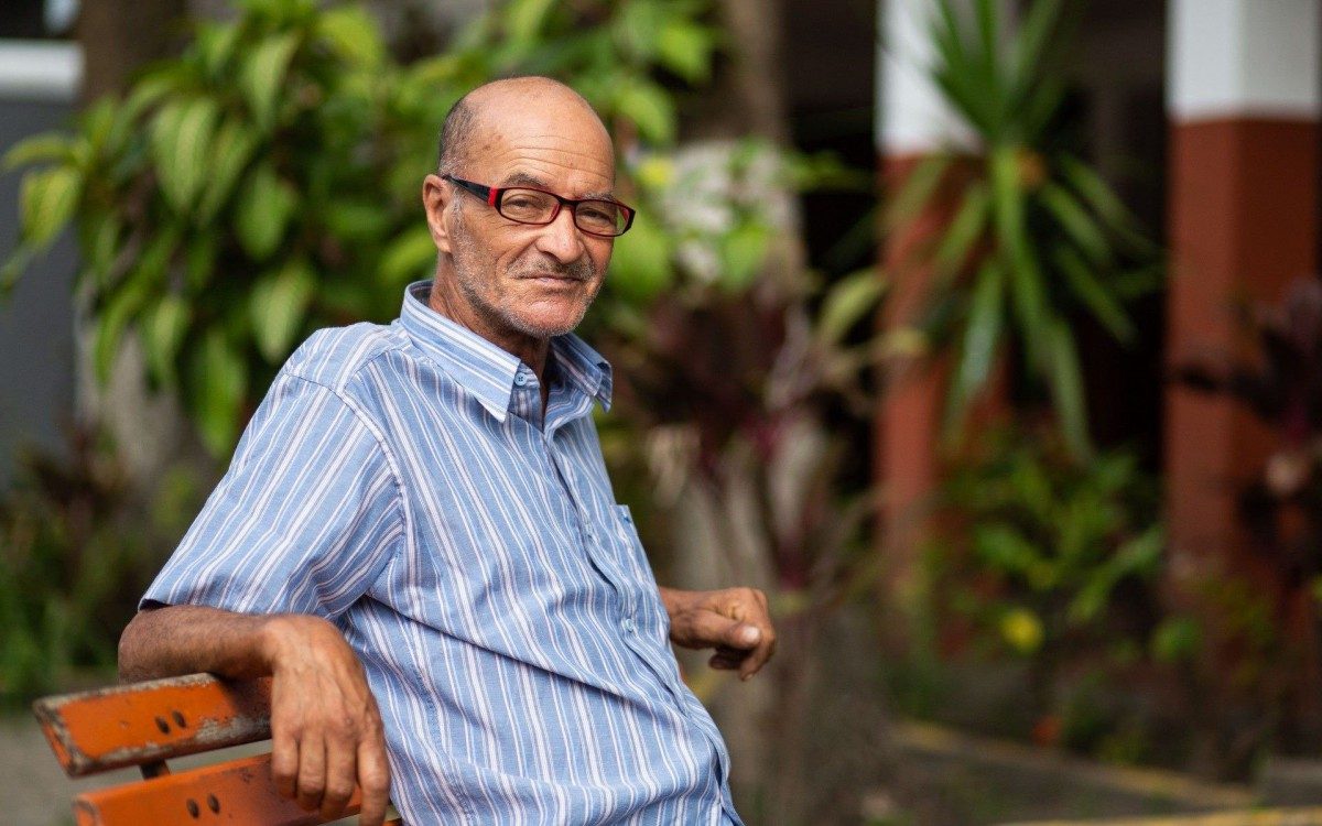 Jos&eacute; Ricardo foi atendido em Copacabana por uma equipe de abordagem social em mar&ccedil;o deste ano