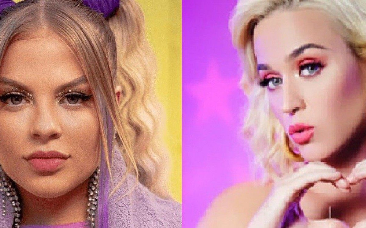 Lu&iacute;sa Sonza e Katy Perry