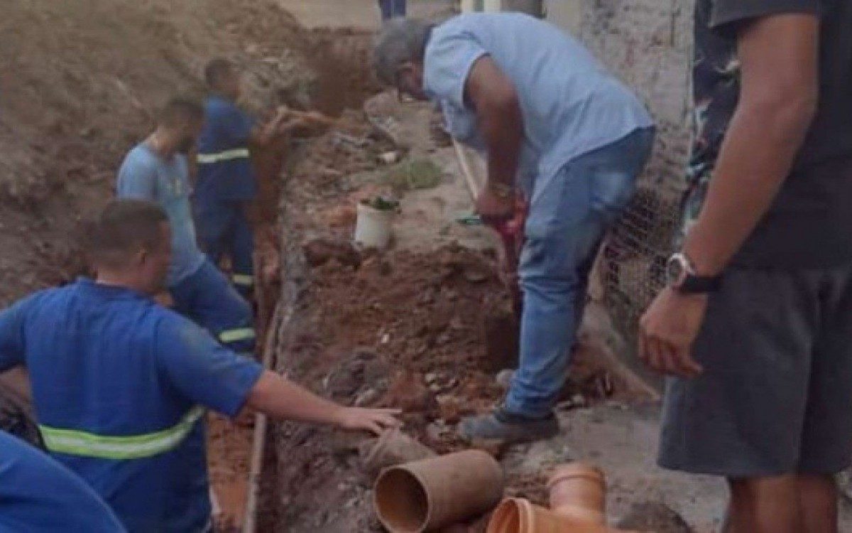 Saae-VR substitui rede de esgoto no Belo Horizonte