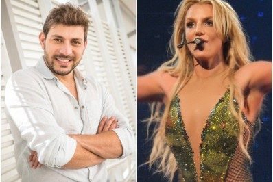 Ex-BBB Caio posta foto com Britney Spears e deixa web em polvorosa