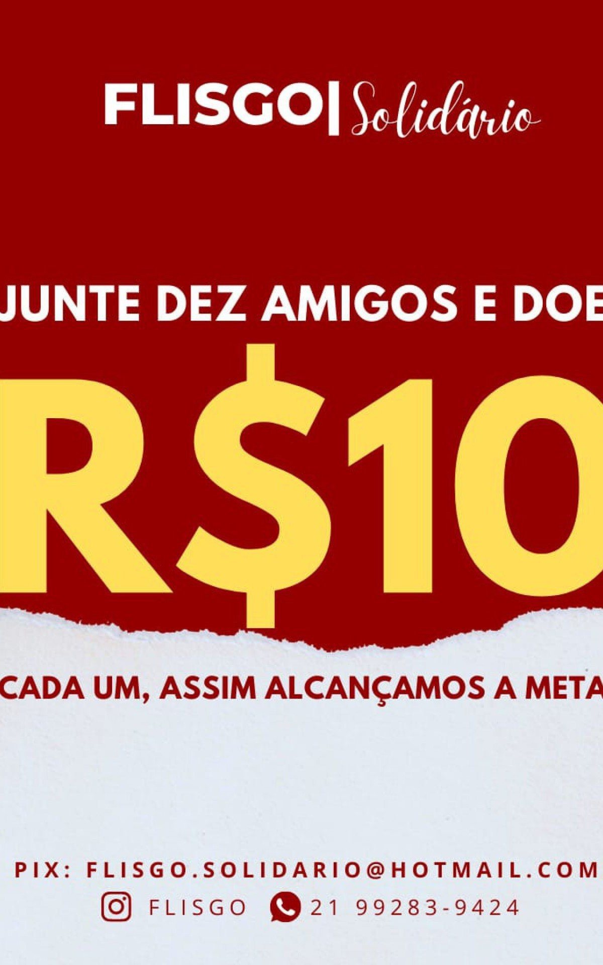 Um dos slogans da campanha