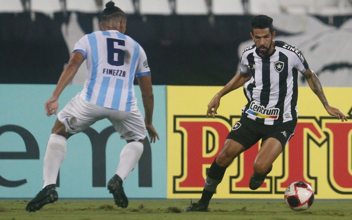 Jonathan atuando em Botafogo x Macae pelo Campeonato Carioca no Est&aacute;dio Nilton Santos