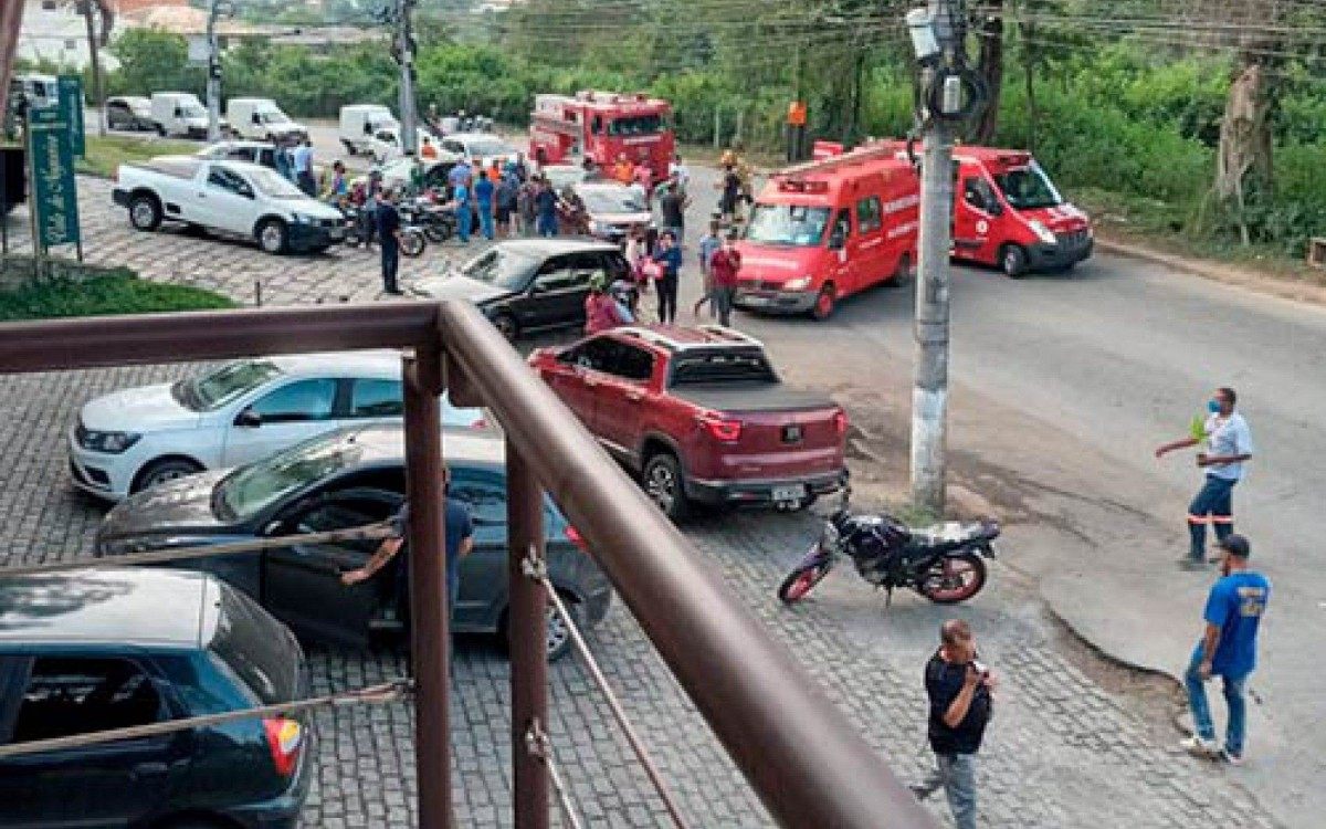 V&iacute;tima do acidente em Nogueira foi levada para o hospital pelo Corpo de Bombeiros