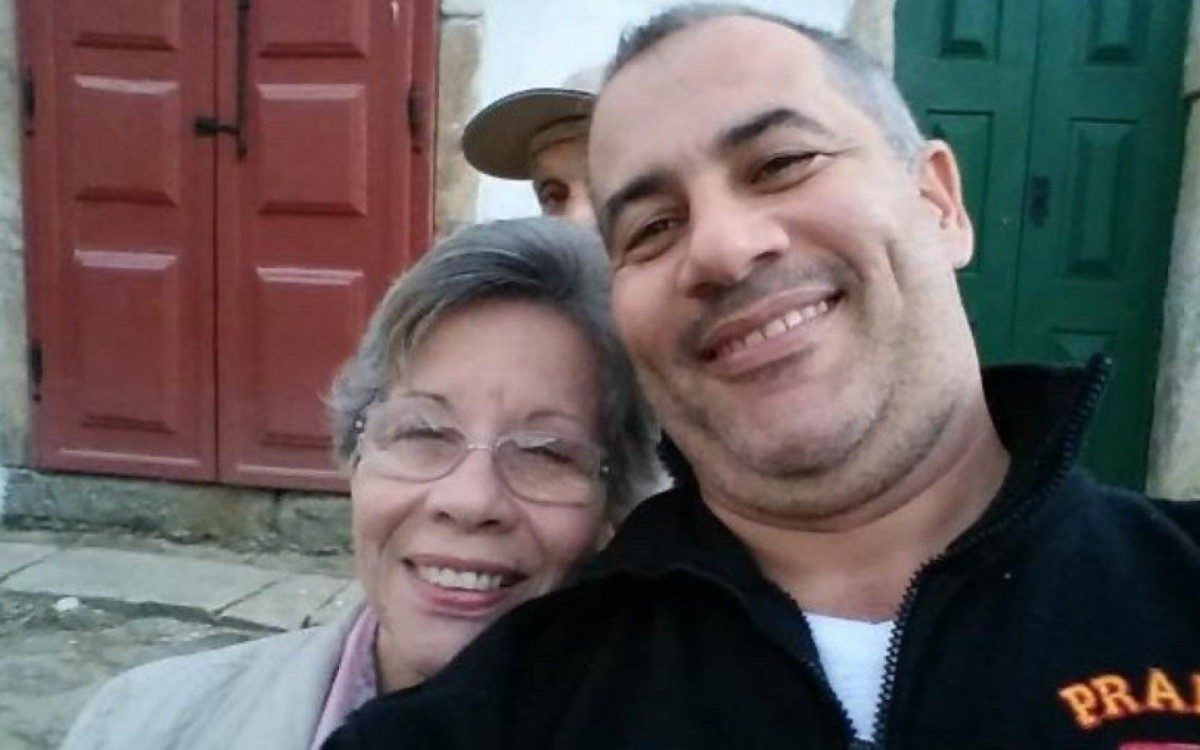 Dona Wanda e seu falecido filho, Alexandre