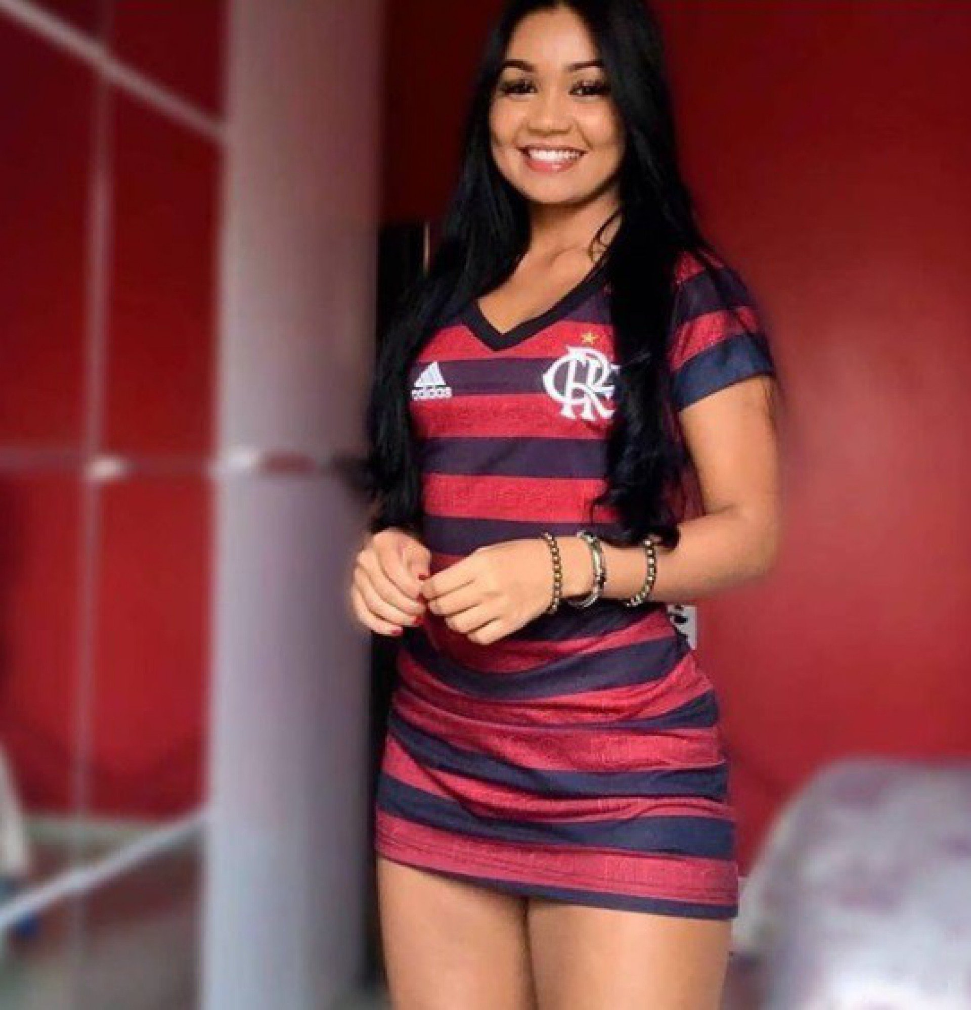 Janaina Canuto é musa do Flamengo - Reprodução