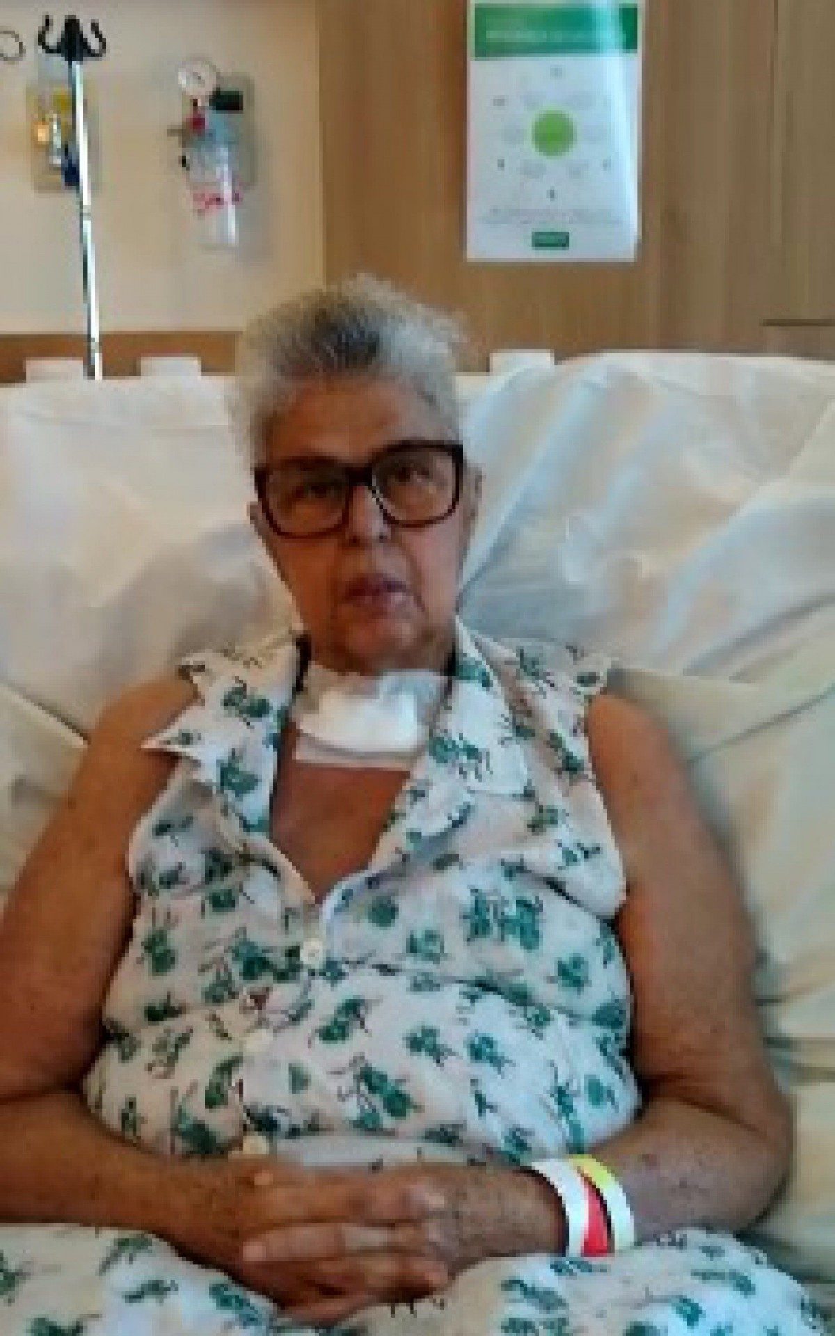 Sandra L&uacute;cia Boente teve alta nesta quarta-feira ap&oacute;s ficar 145 dias internada por complica&ccedil;&otilde;es da covid-19