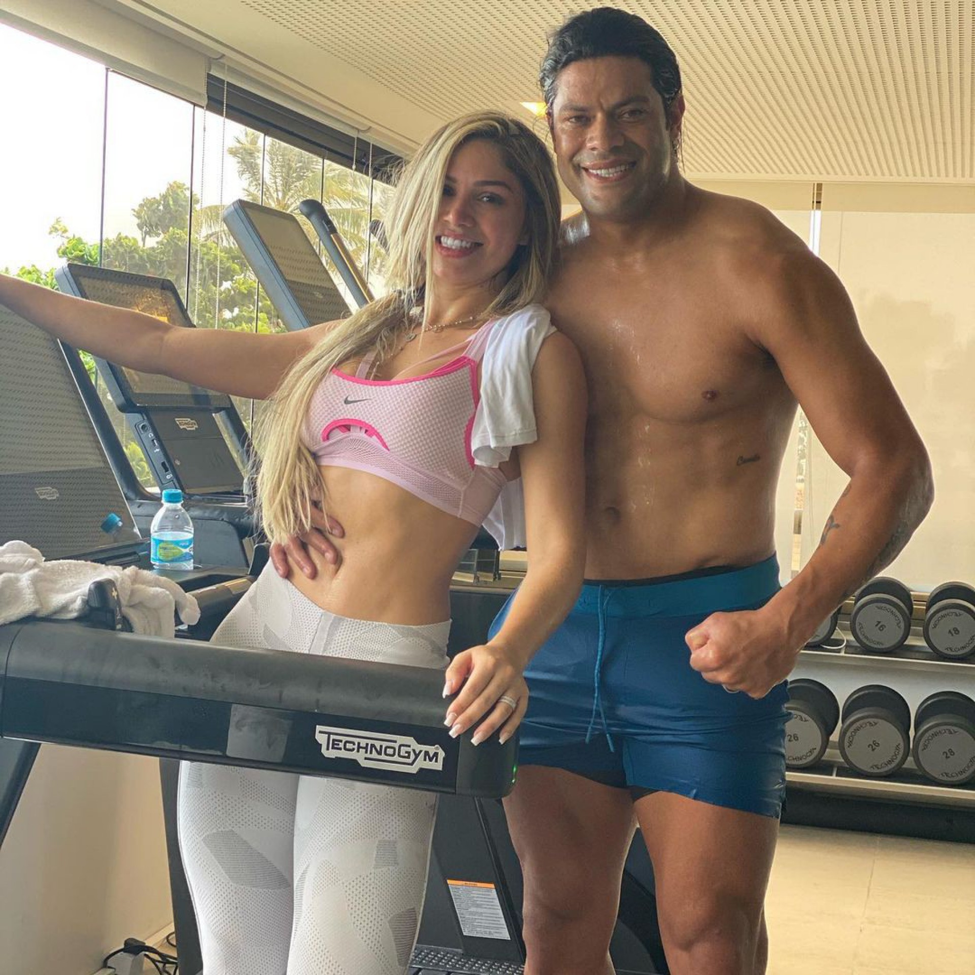 Hulk e Camila Ângelo - Reprodução