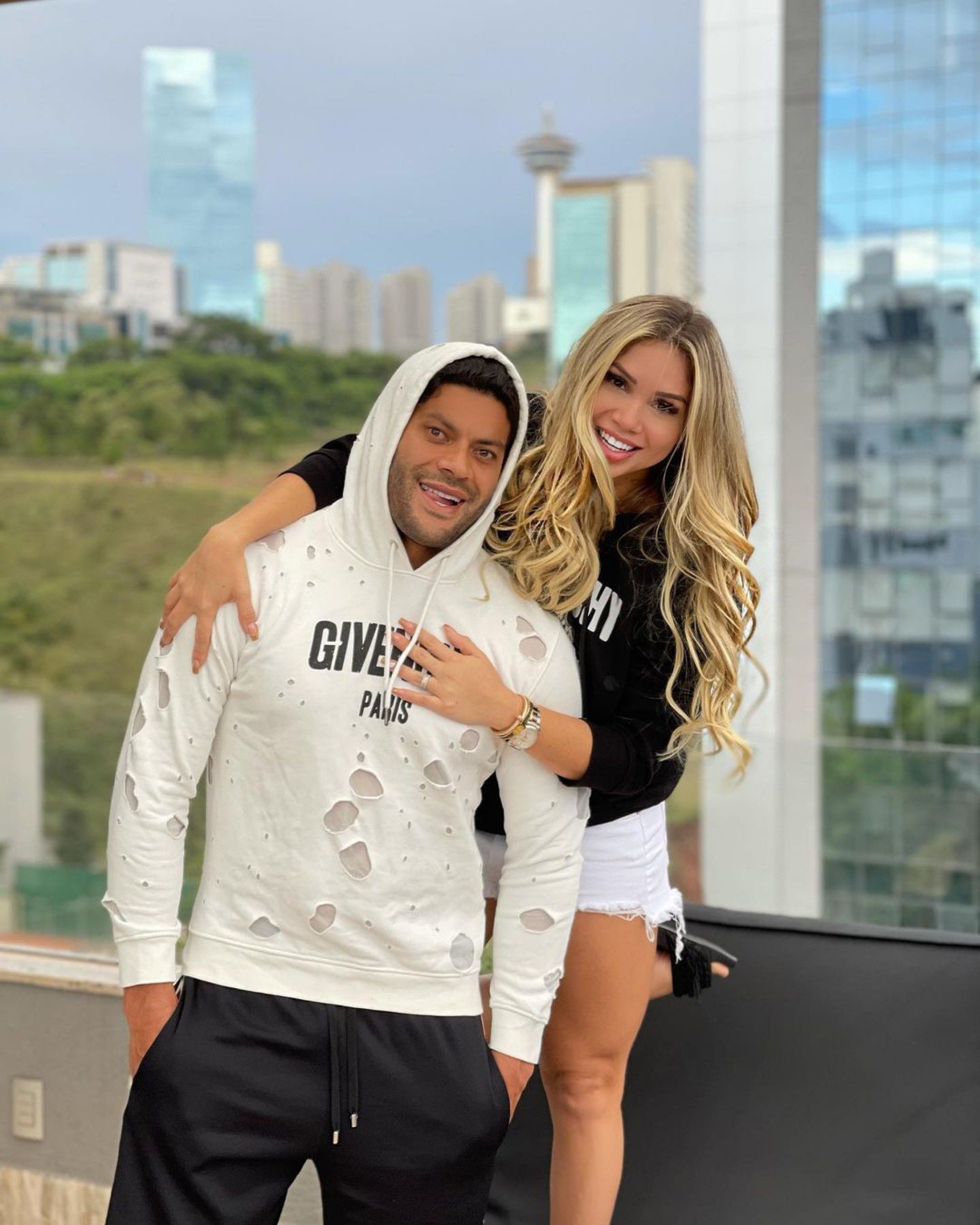 Hulk e Camila Ângelo - Reprodução