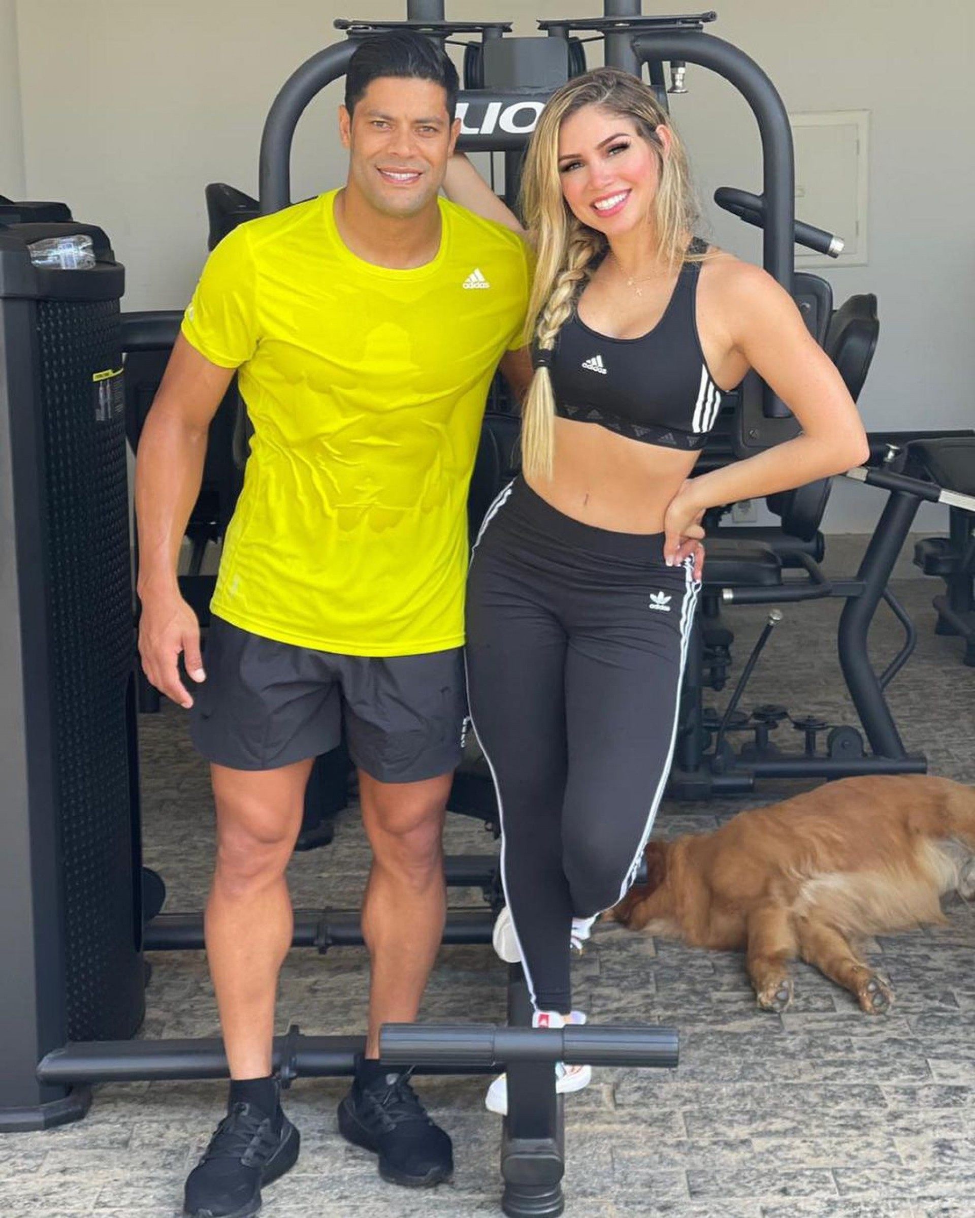 Hulk e Camila Ângelo - Reprodução