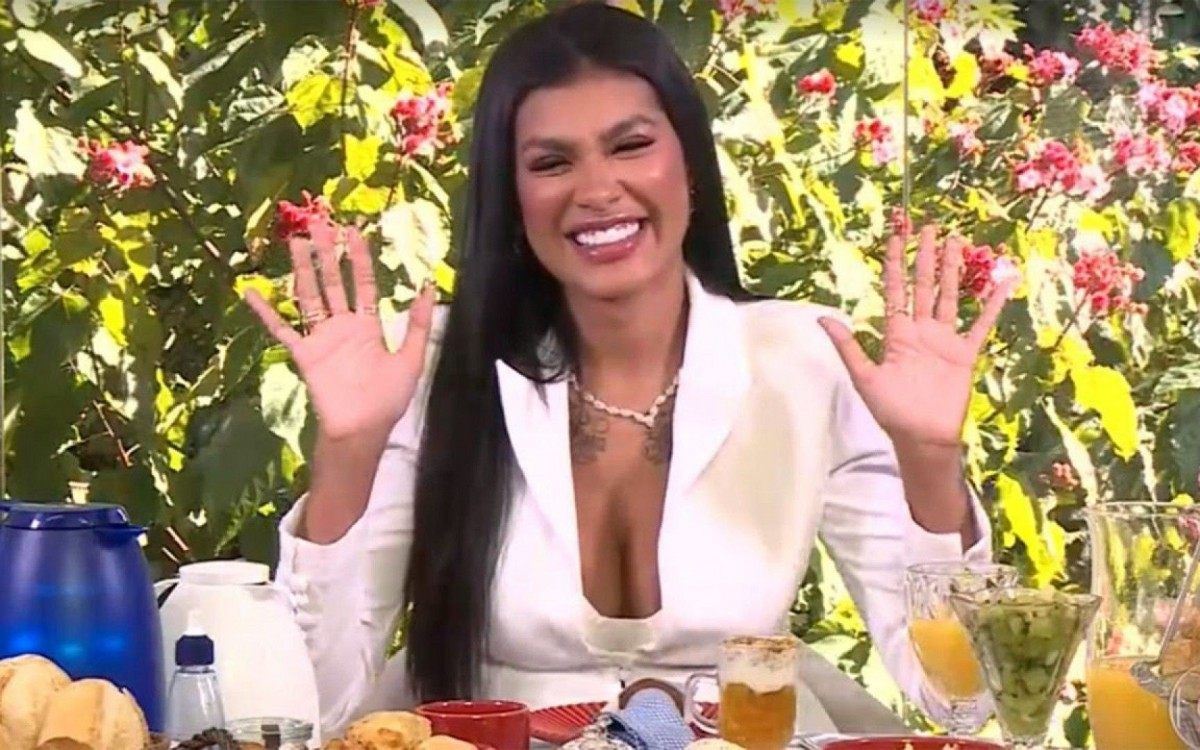 Pocah no 'Mais Você' - Reprodução/Globo