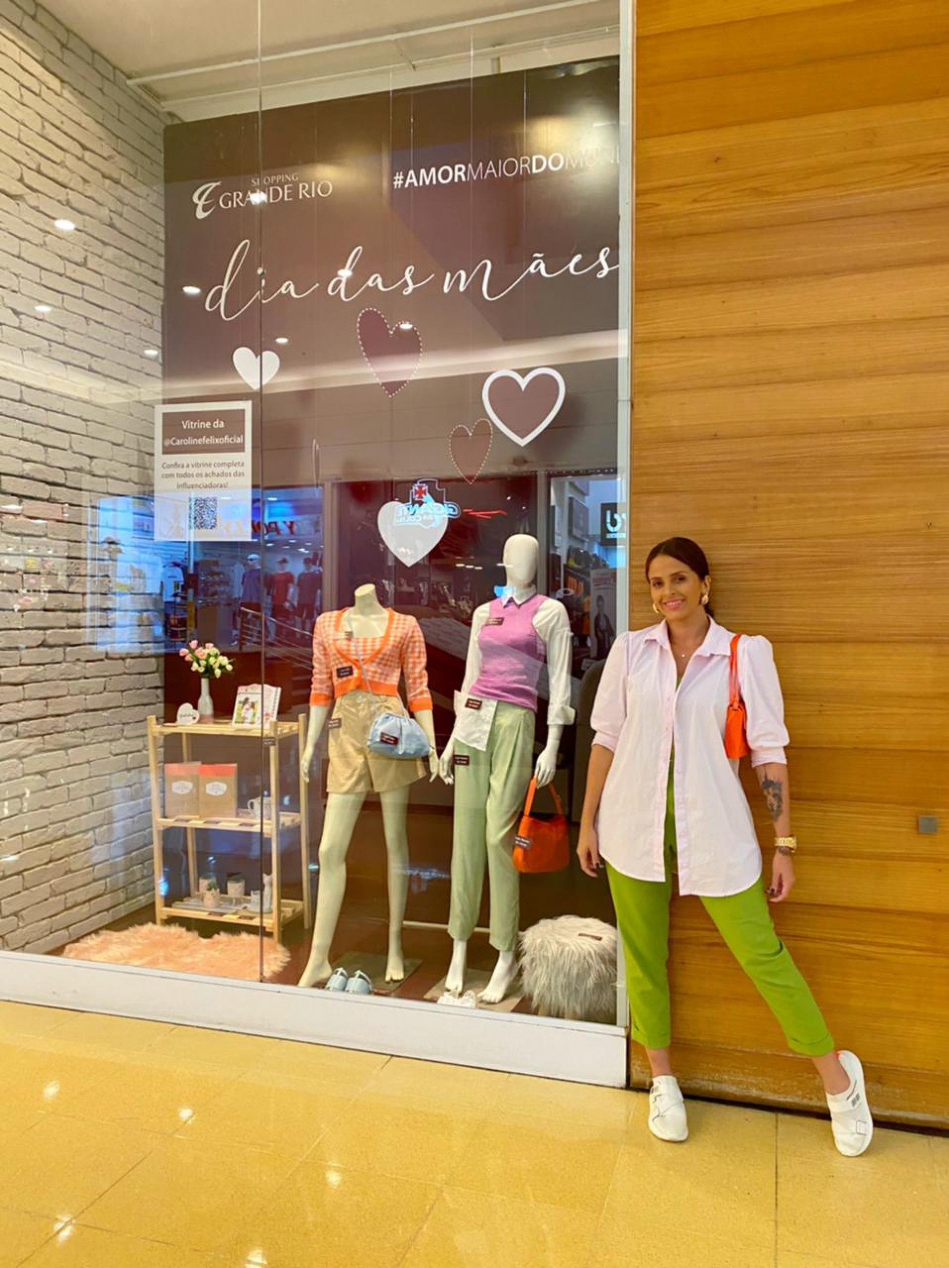 O Shopping Grande Rio disponibiliza uma vitrine virtual de produtos na qual os clientes podem encontrar os melhores presentes para as mães - Divulgação