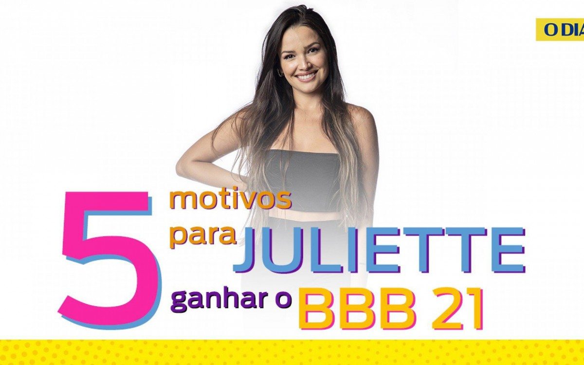 5 motivos para Juliette ser a grande campe&atilde; do &lsquo;BBB 21&rsquo;