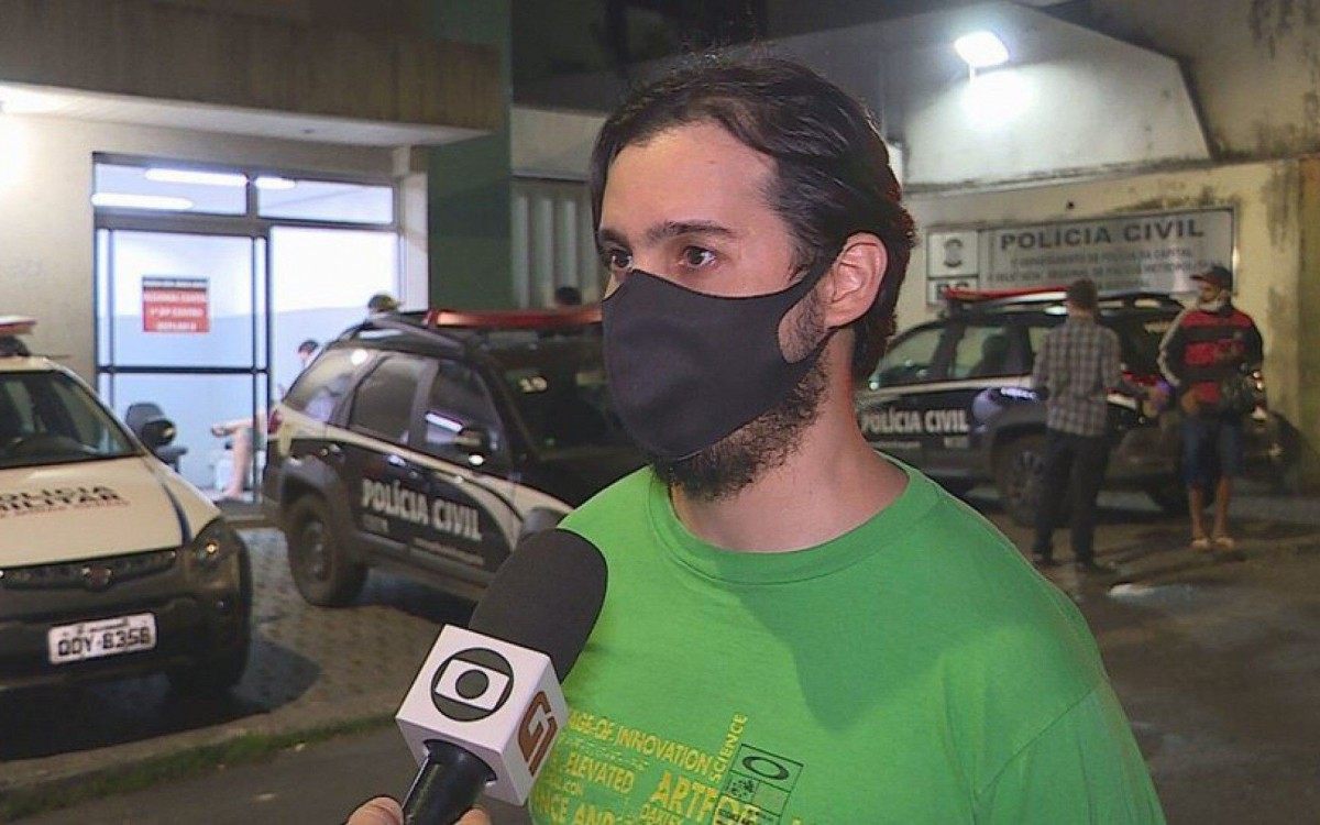 "Isso parece uma ditadura", diz homem preso sem mandado ap&oacute;s gritar contra protesto bolsonarista em Belo Horizonte
