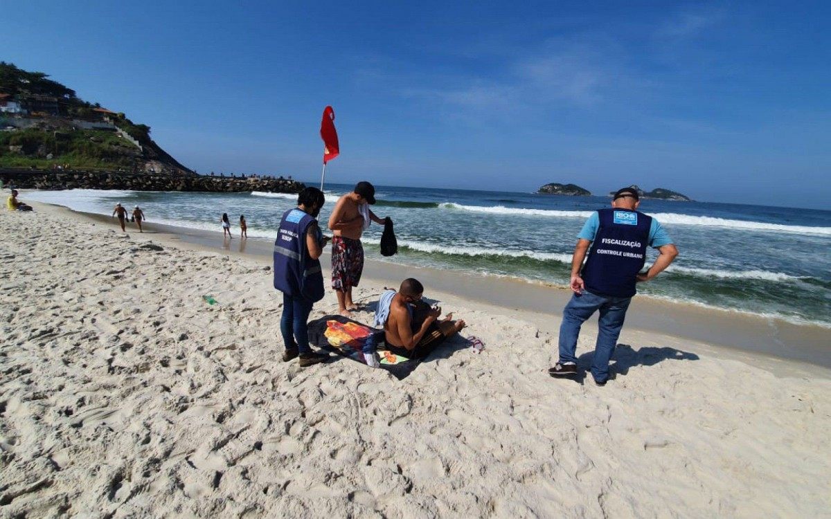 Equipes da Seop atuam nas praias