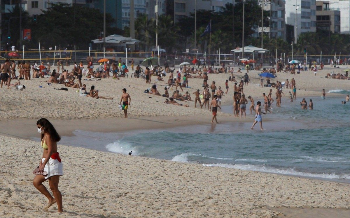 Cariocas descumpriram medidas restritivas determinadas pela prefeitura