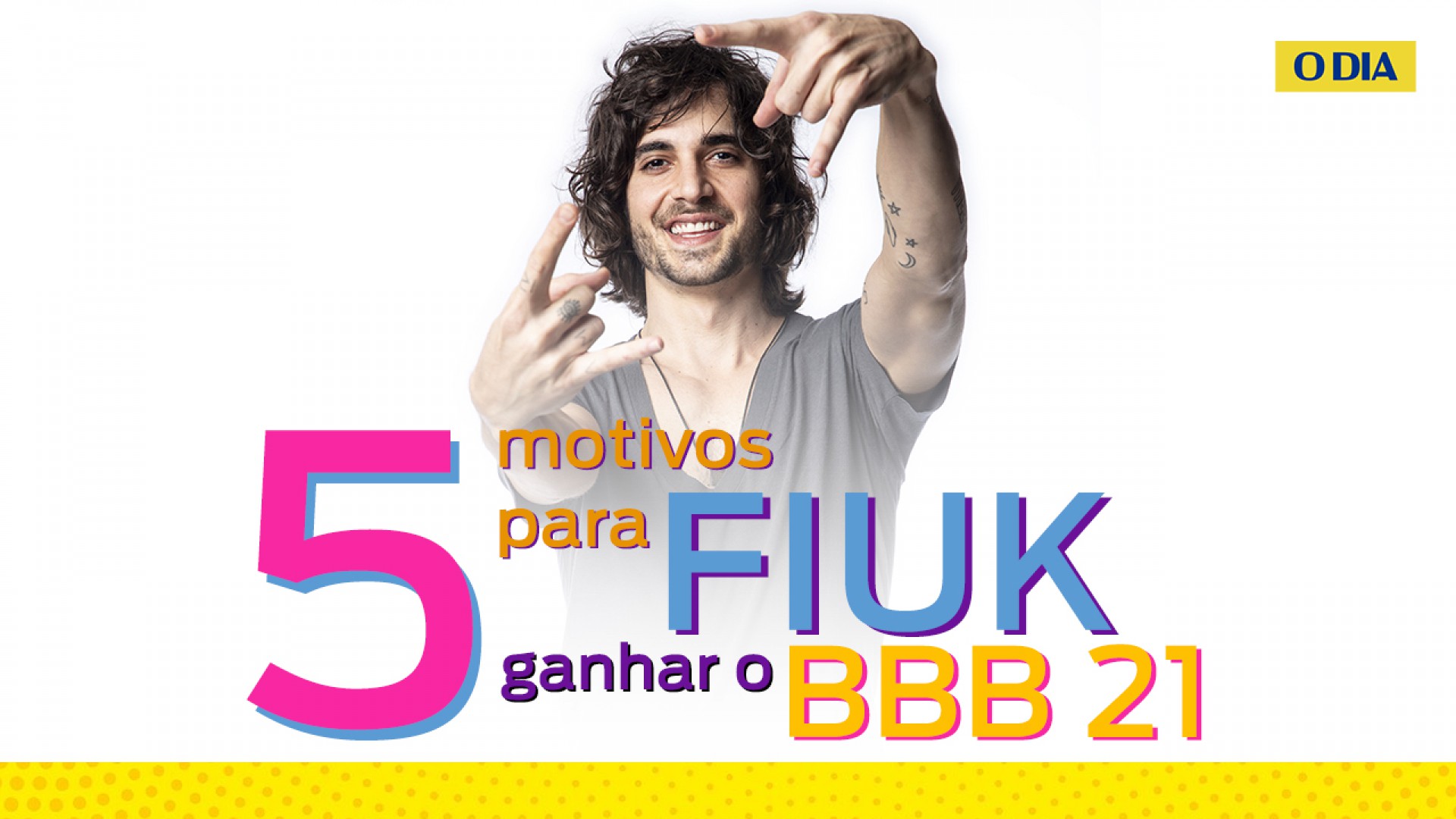 5 motivos para Fiuk ser o grande campeão do 'BBB 21' - Arte: Letícia Carvalho / Imagem: Divulgação/ TV Globo