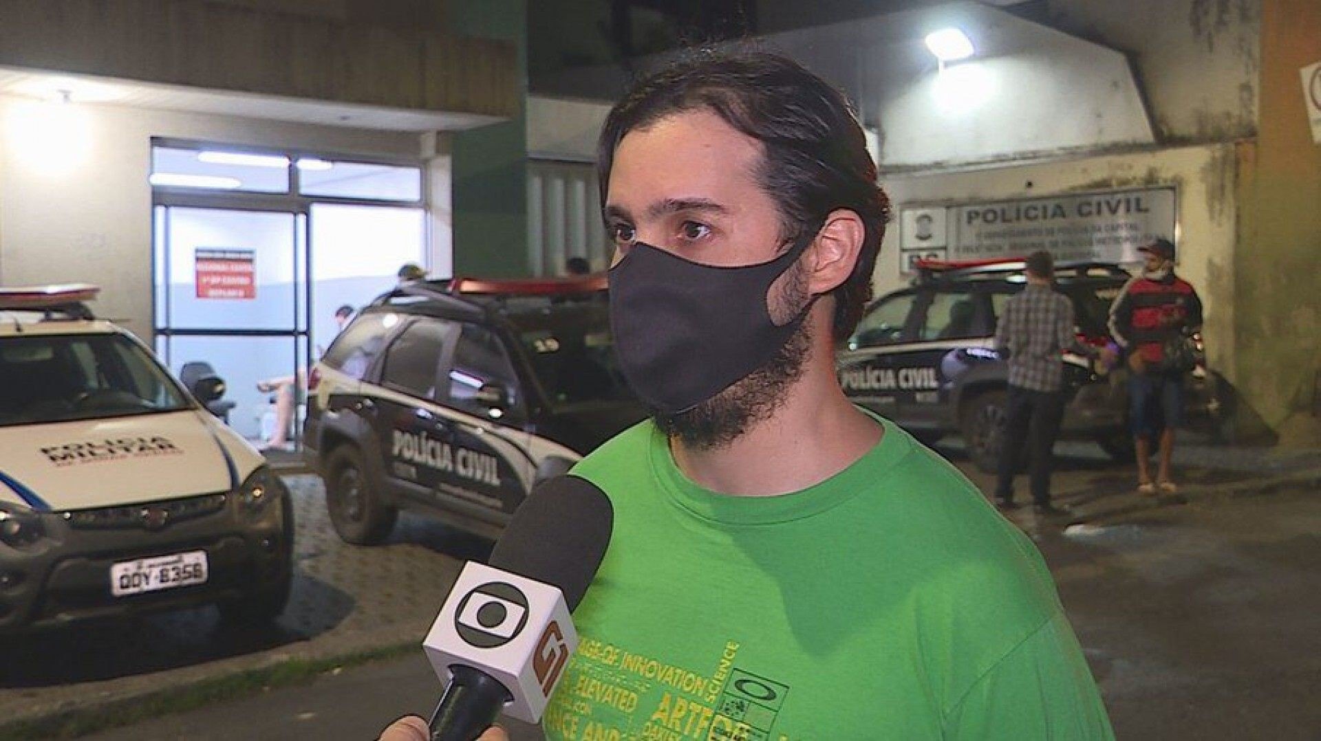 'Isso parece uma ditadura', diz homem preso por suposta ovada em bolsonaristas