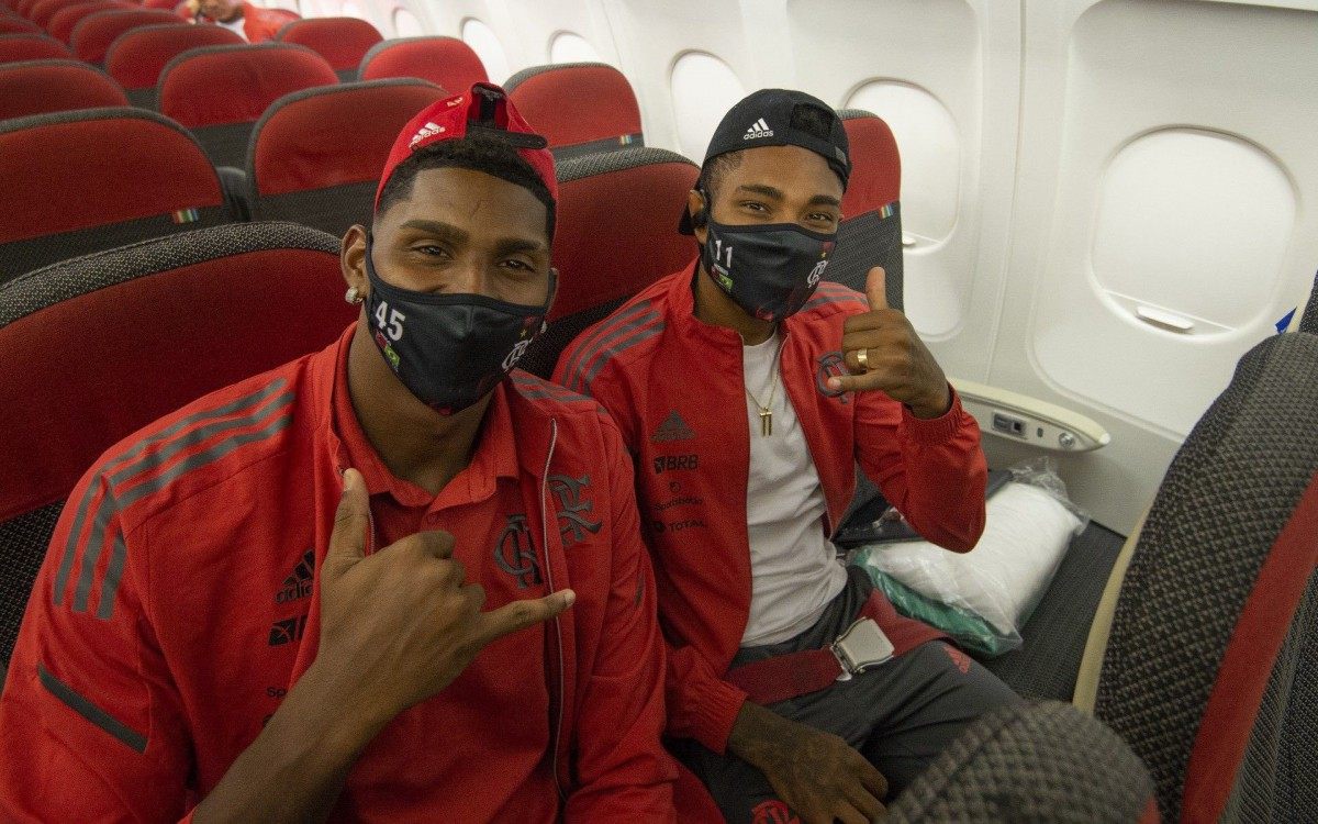 Flamengo chegando em Quito