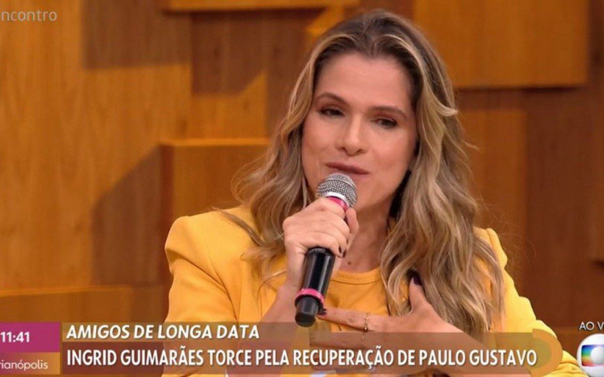 Ingrid Guimarães no 'Encontro' - Reprodução/Globo