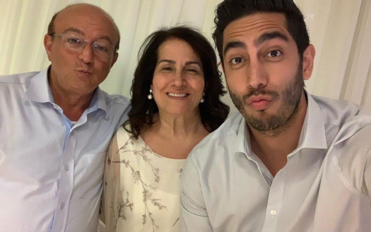 Jonathan Nemer e os pais