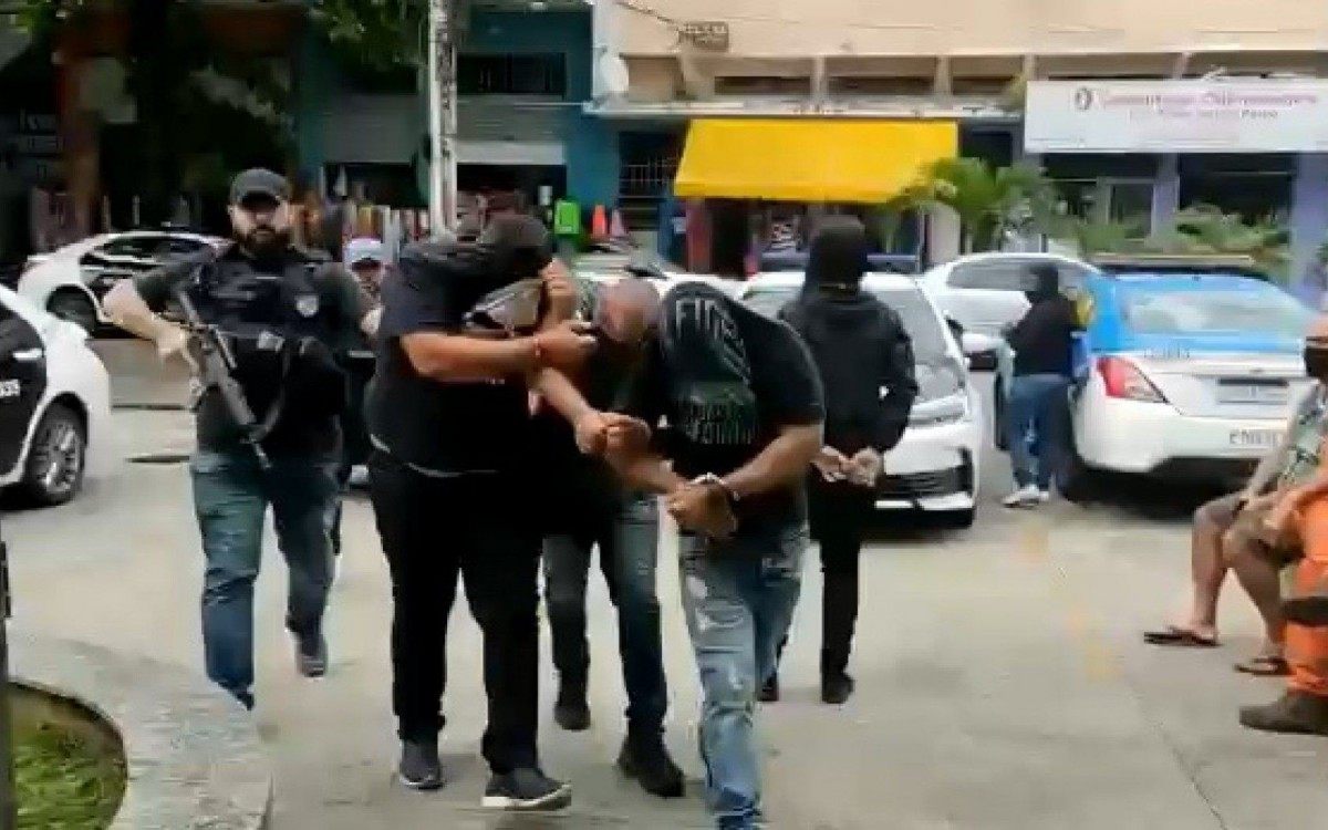 Milicianos foram presos na tarde desta sexta-feira em Campo Grande, Zona Oeste