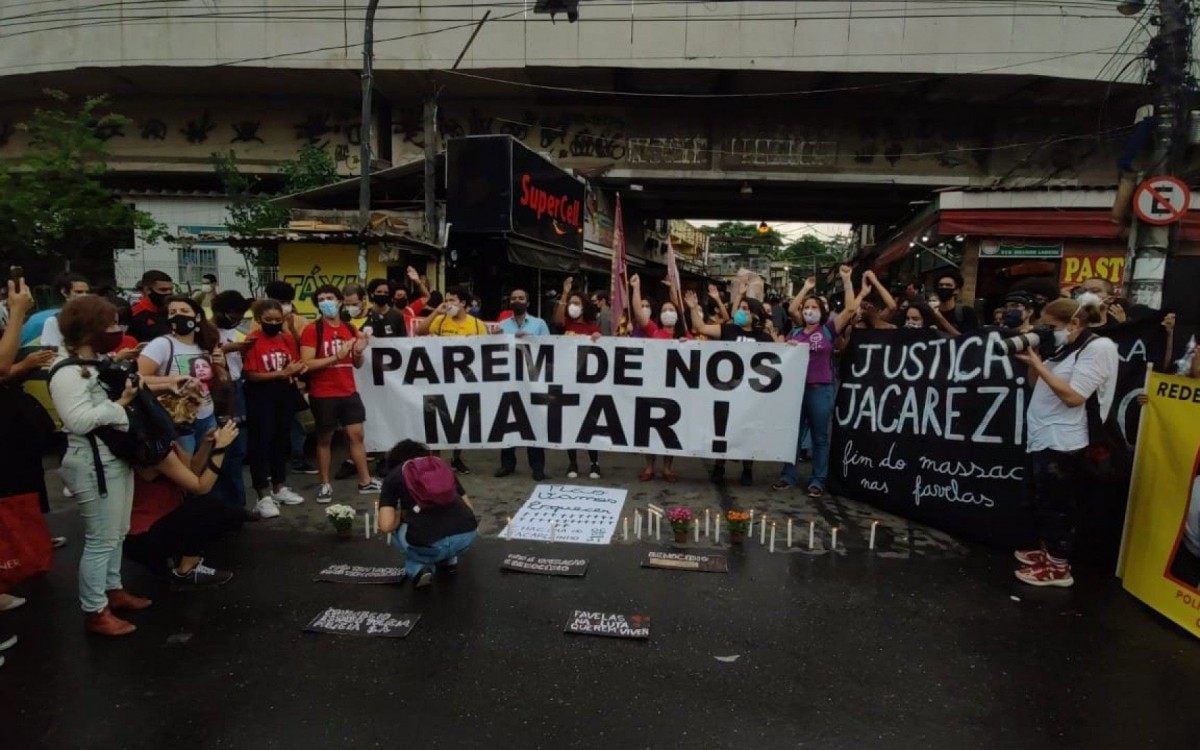 Moradores Fazem Protesto Após Operação No Jacarezinho Rio De Janeiro O Dia 