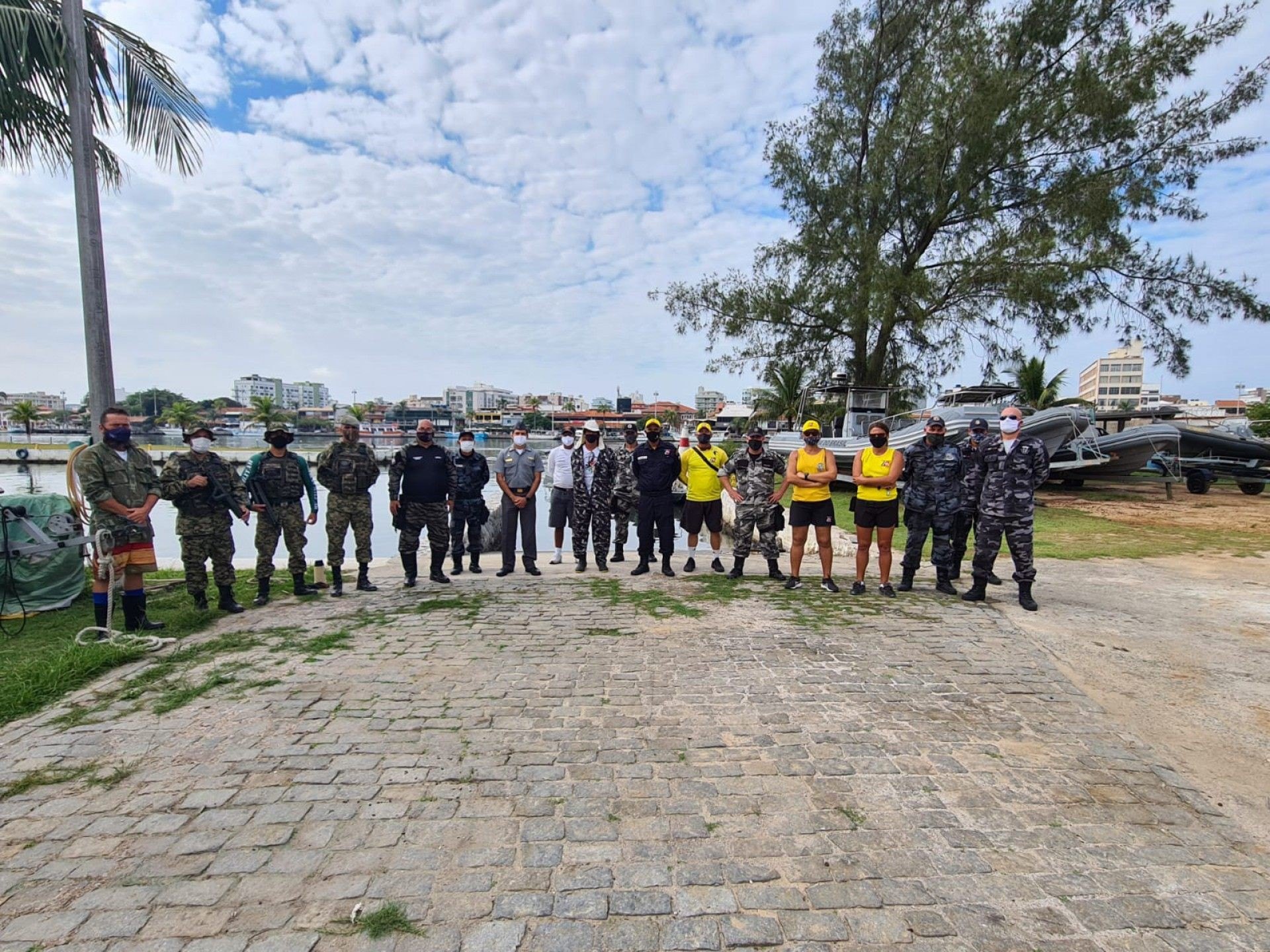 Fiscalização teve a participação de agentes da Guarda Ambiental, Marinha do Brasil e da Unidade de Polícia Ambiental (Upam) - Foto: Divulgação