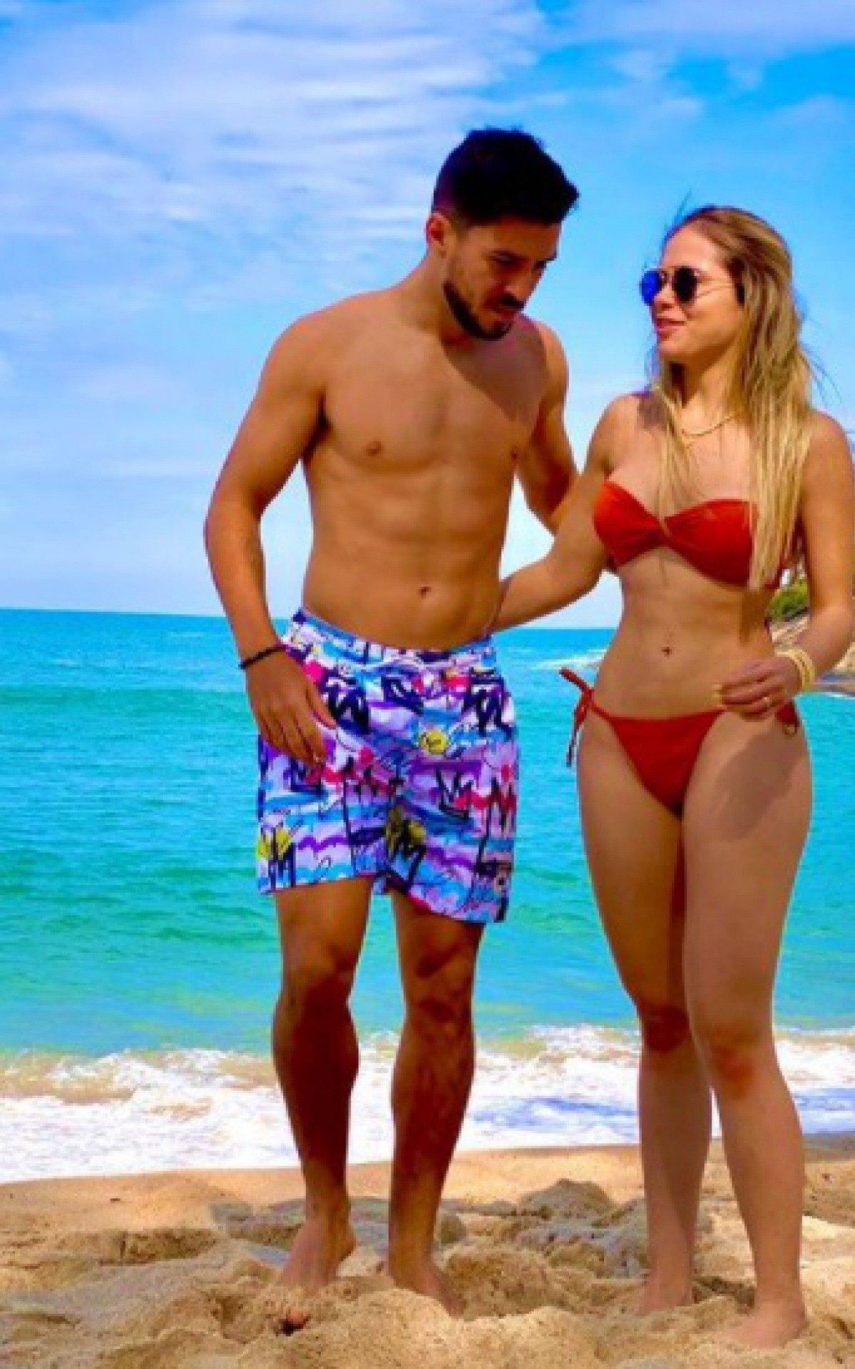 Gabriela Lemes &eacute; esposa de Marcinho