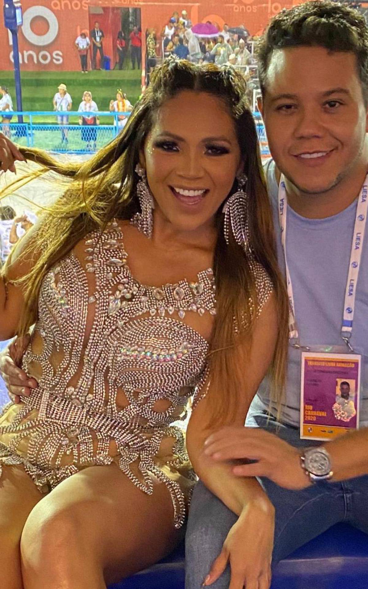 Darlin Ferrattry e o ex-namorado, Gabriel Azevedo