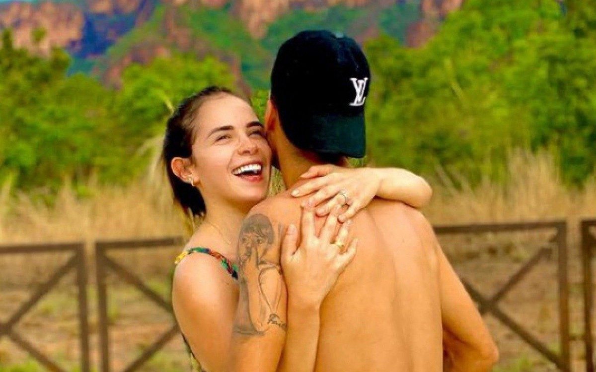 Gabriela Lemes &eacute; esposa de Marcinho