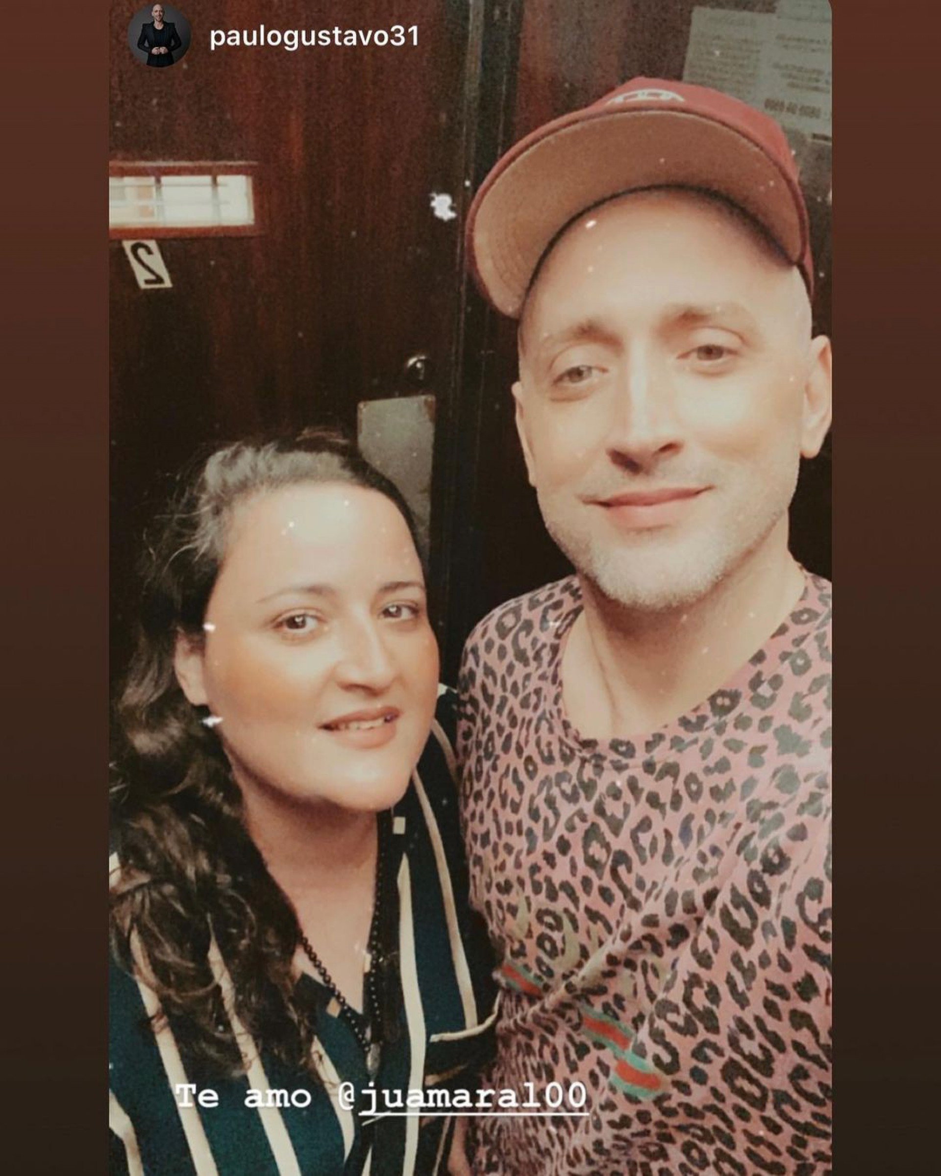 Ju Amaral e Paulo Gustavo - Reprodução de internet