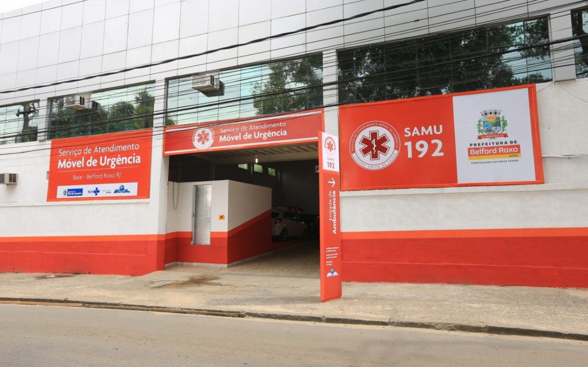 Sede do Servi&ccedil;o de Atendimento M&oacute;vel de Urg&ecirc;ncia (Samu) em Belford Roxo