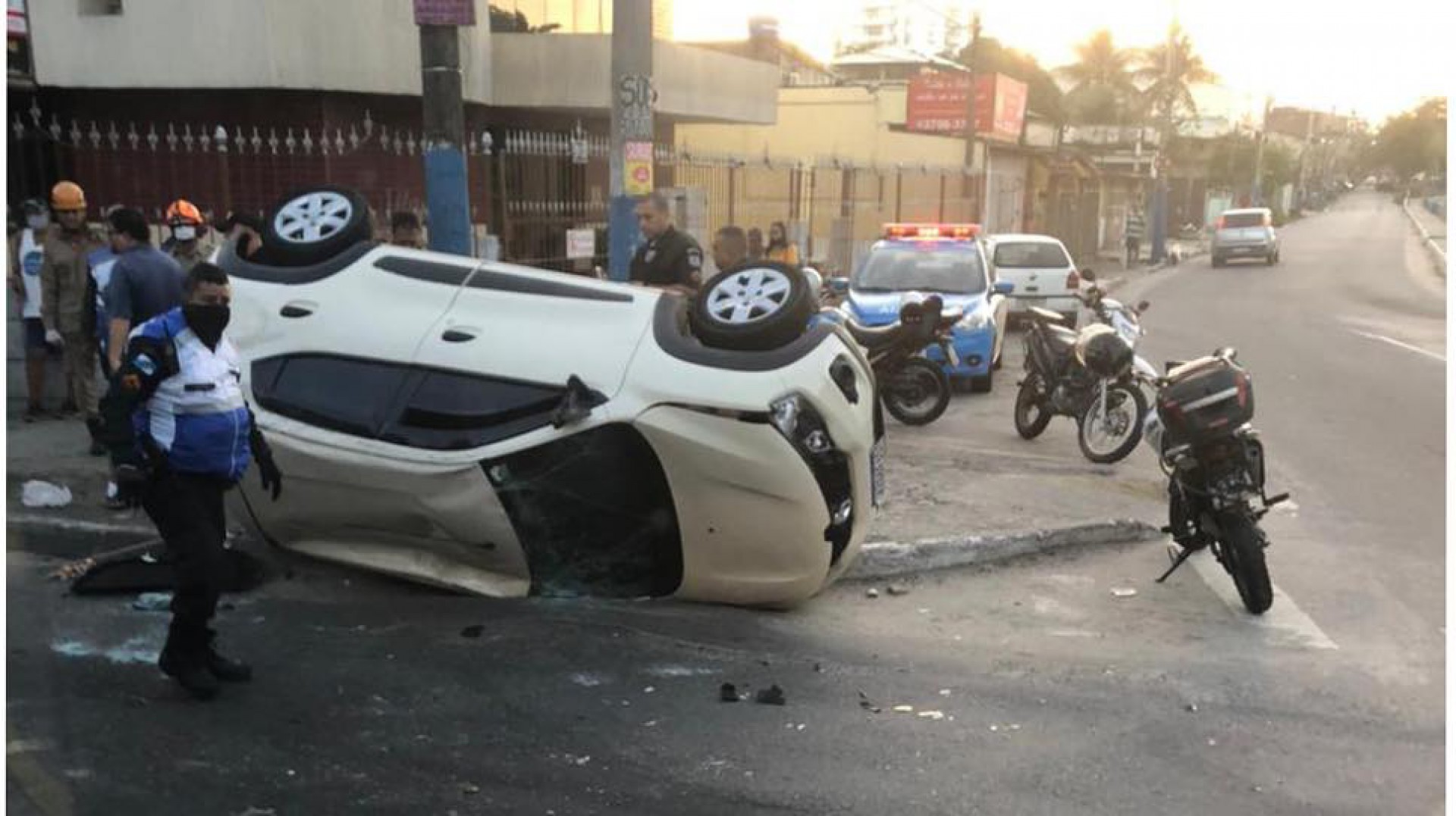 Acidente no Jardim Alcântara, em São Gonçalo