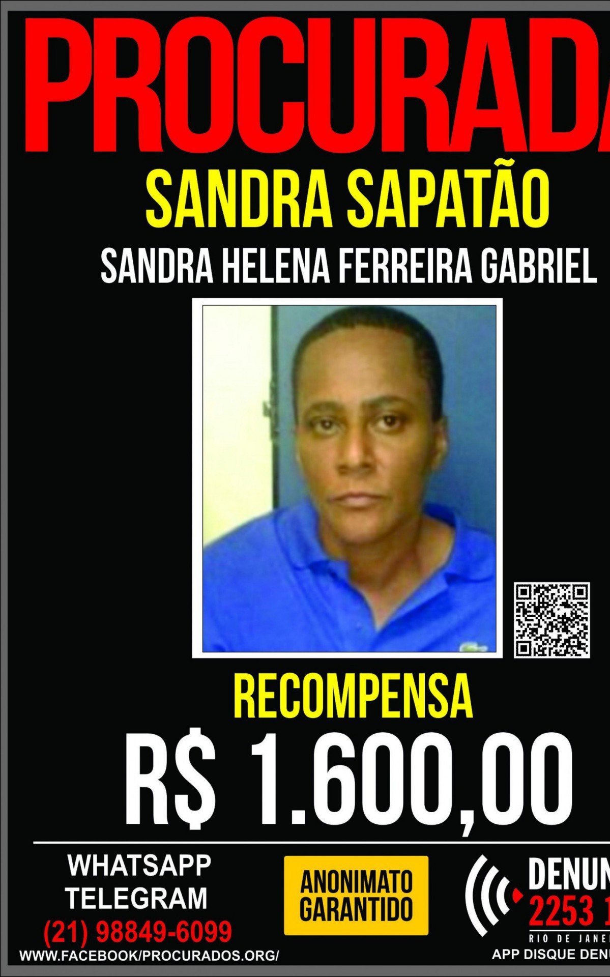 Sandra Helena Ferreira Gabriel, Sandra Sapatão