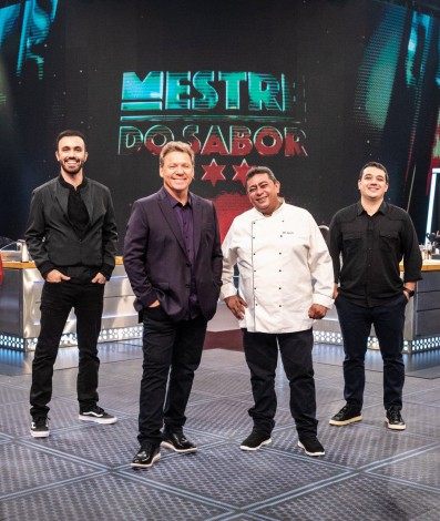 Os apresentadores e chefs do 'Mestre do Sabor' - Jo&atilde;o Cotta / TV Globo