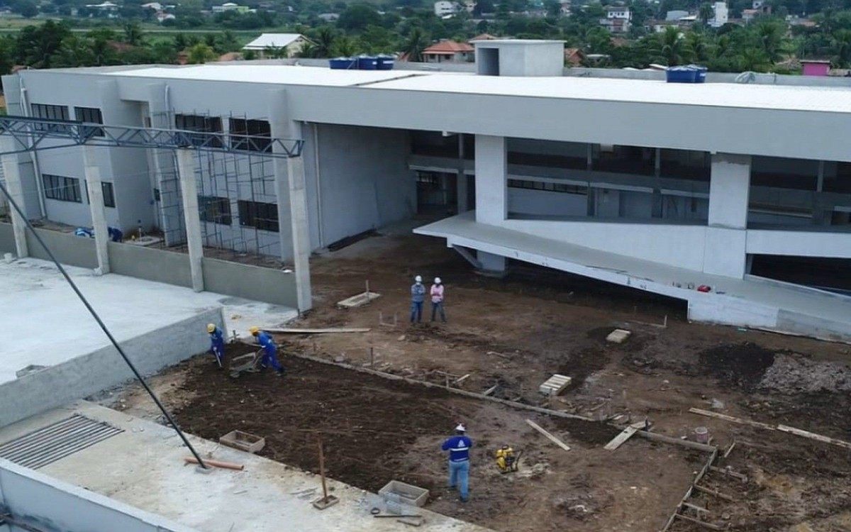 Obras da Escola Municipal Basiléa  - Divulgação