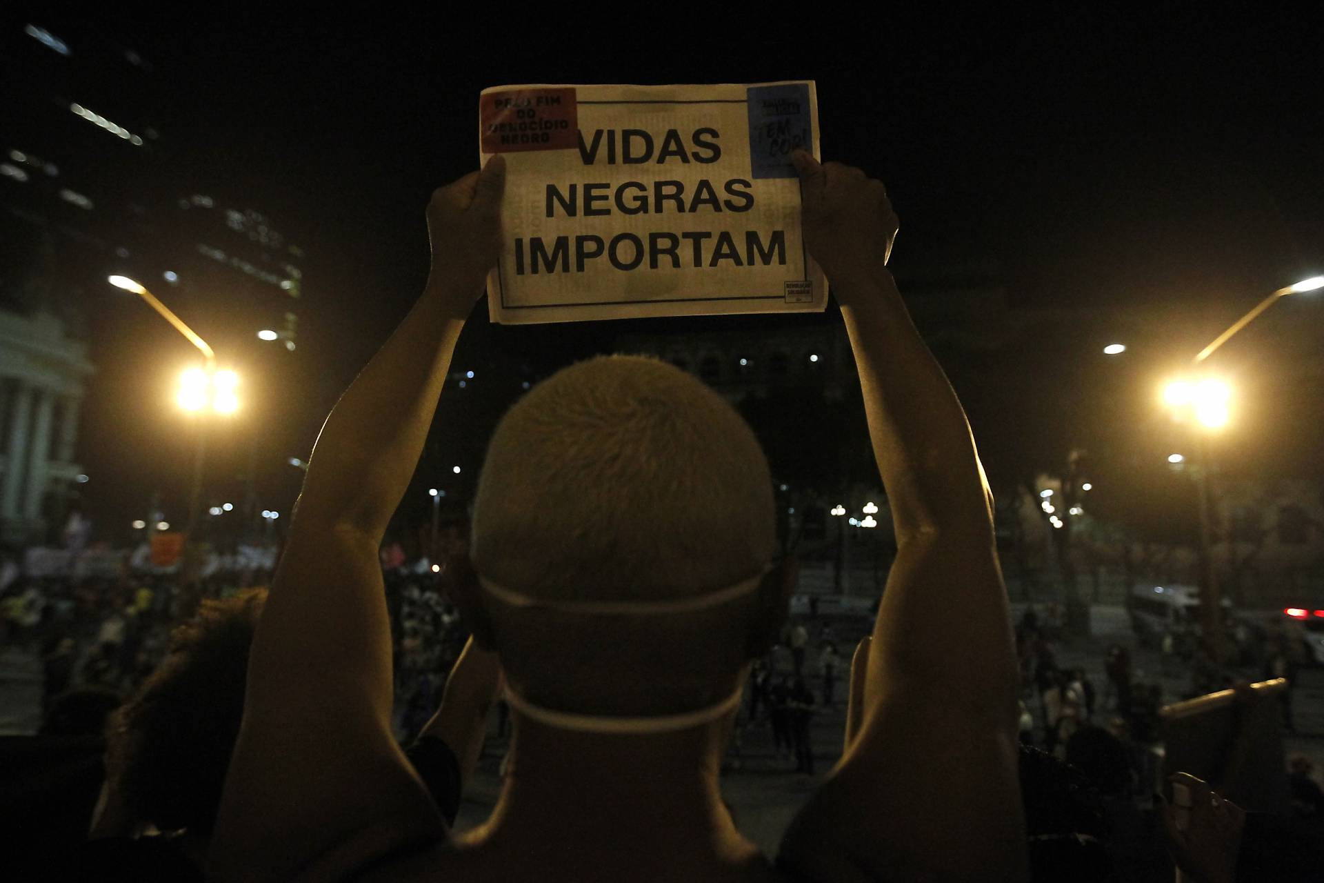 Protesto foi feito no Dia da Aboli&ccedil;&atilde;o da Escravatura  - Luciano Belford/Agencia O Dia