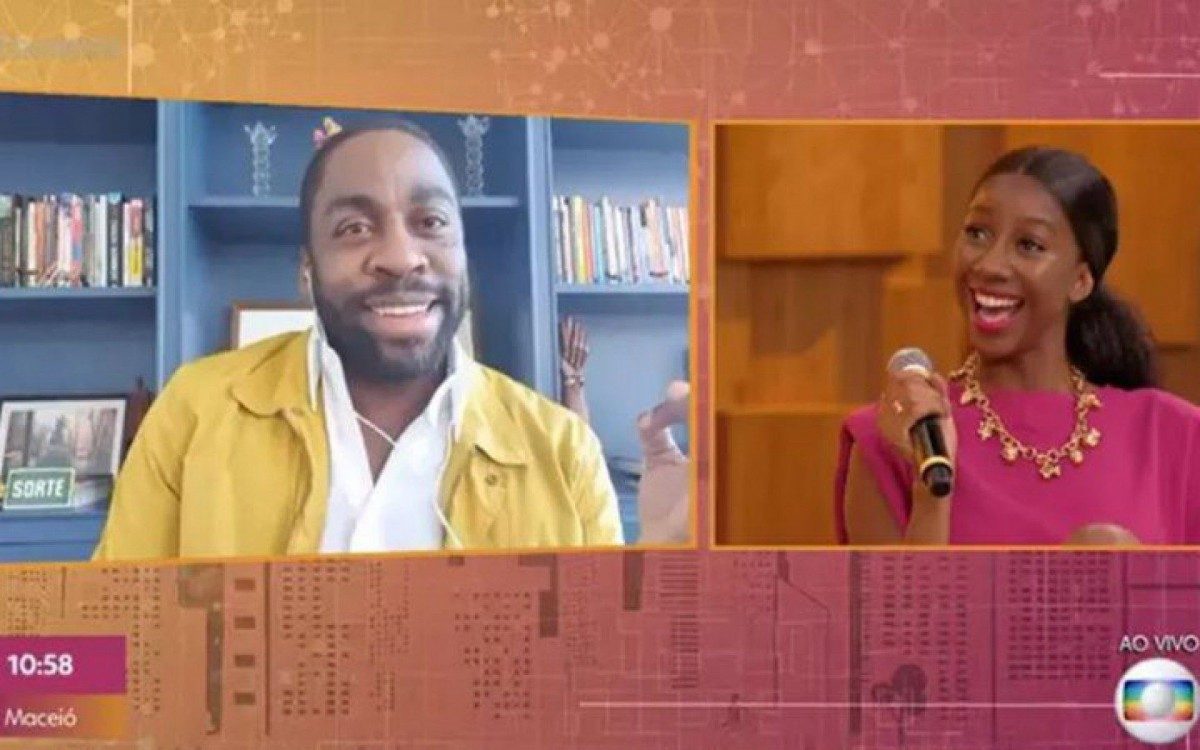 L&aacute;zaro Ramos e Camilla de Lucas