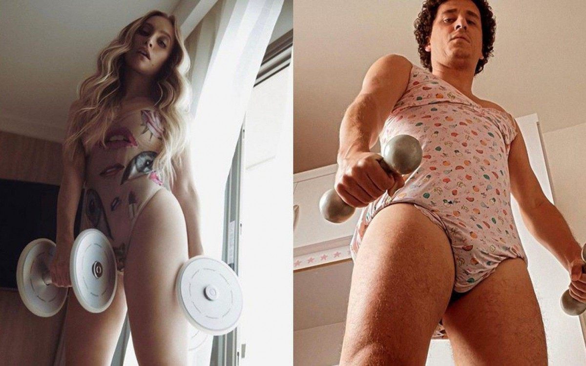 Carla Diaz e Rafael Portugal