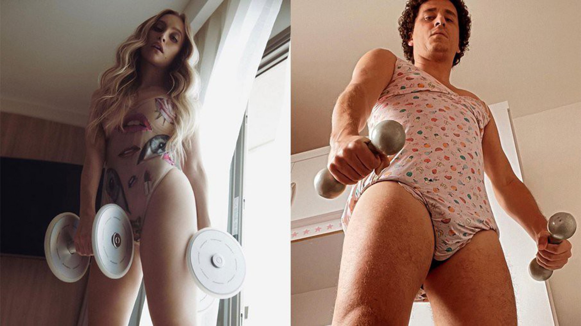 Rafael Portugal 'se veste' de Carla Diaz e diverte seguidores