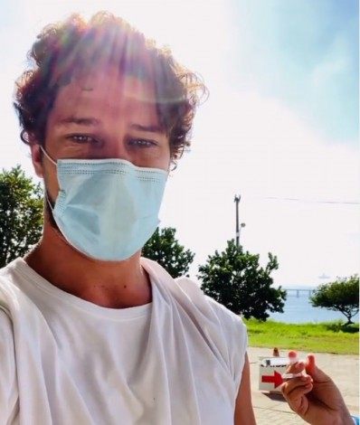 José Loreto toma a primeira dose da vacina contra covid-19 - Reprodução/Instagram