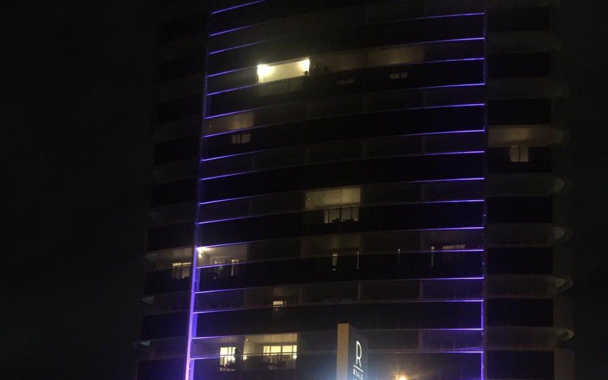 Ambulância chega a hotel na Barra