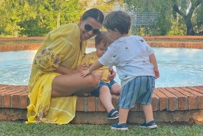 Mônica Martelli se derrete para filhos de Paulo Gustavo: 'Trouxeram meu sorriso de volta'