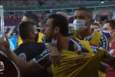 Fred e mandatário do Fluminense rebatem provocações do Flamengo: 'Vem cá que te arrebento'