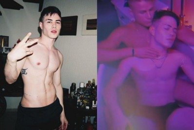 Em vídeo quente, Gustavo Rocha assume namoro com empresário sueco