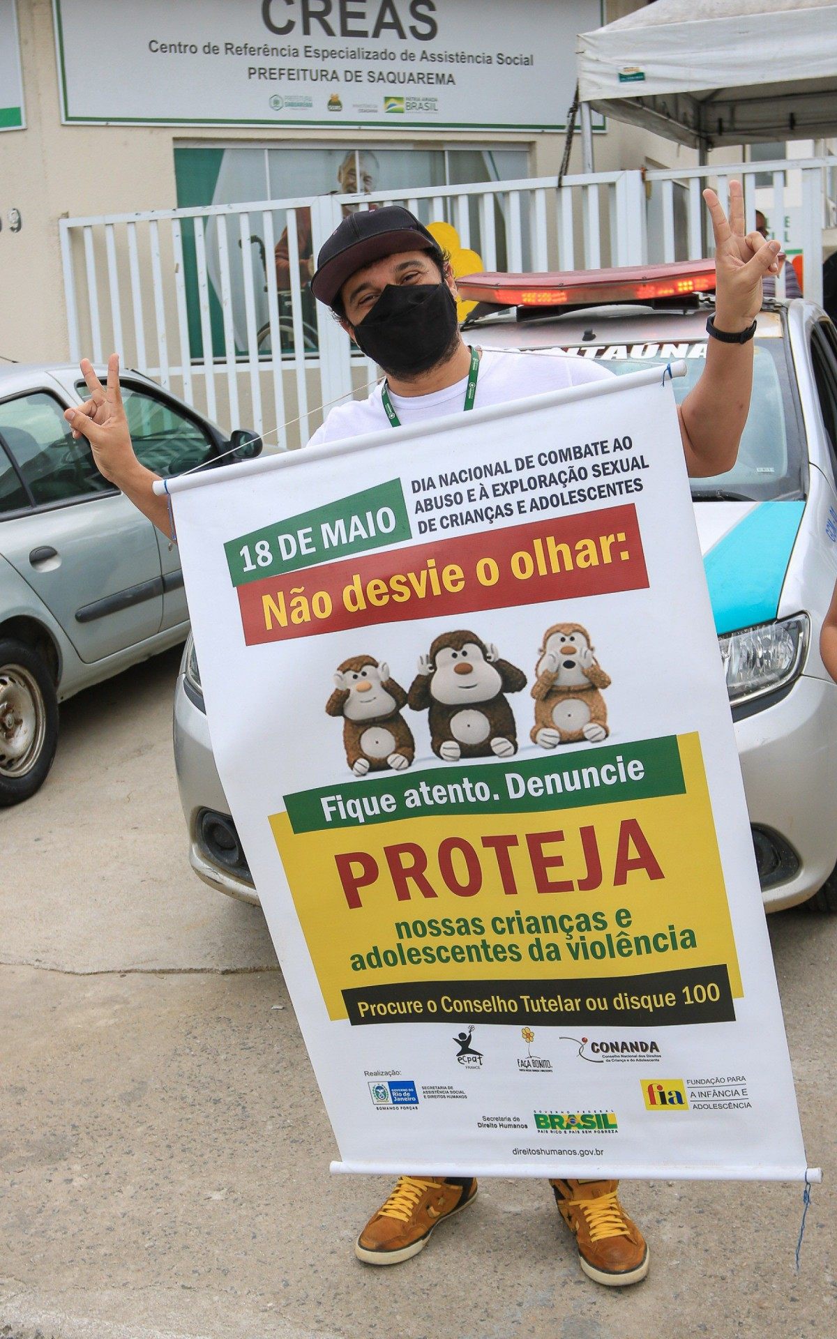 A&ccedil;&atilde;o de conscientiza&ccedil;&atilde;o em Saquarema